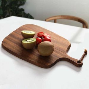 Platen natuurlijke massief houten lade supplement fruit snack brood dessert bord opslaghouder keuken organisator houten snijplaten