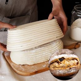 Platen ovaal brood fermentatie manden bakbenodigdheden kom geweven deegbewijs keukengereedschap