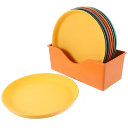 Assiettes en plastique disque gâteau conteneursations plateau de rangement support décoratif bonbons enfants conteneur