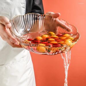 Assiettes Plastique Assiette de fruits de haute qualité Accessoires de cuisine Panier de cuisine