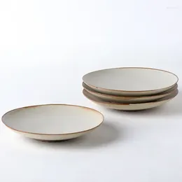 Assiettes Brande de dîner en porcelaine servant la vaisselle de luxe Nordic Pratos de Jantar Vaisselle