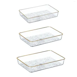 Bandeja rectangular para servir platos, organizador de tocador de baño moderno y sencillo para encimera, cocina, mesa, café y desayuno