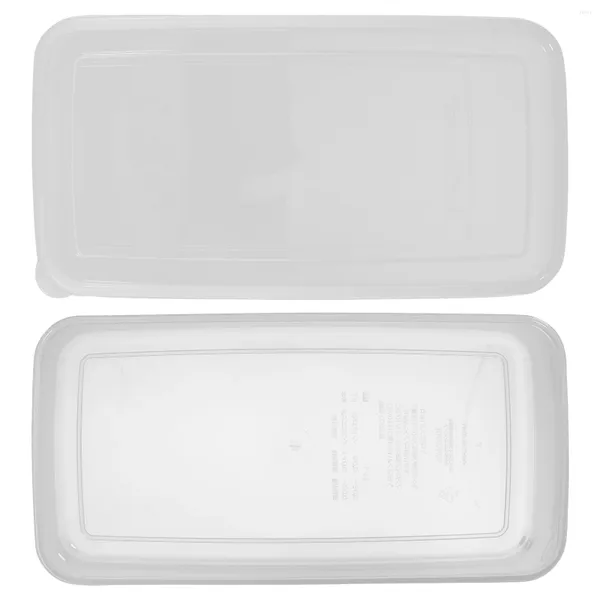 Platos refrigerador caja de pastel caja de almacenamiento de pan acrílico organizador para nevera contenedor de ahorro hermético