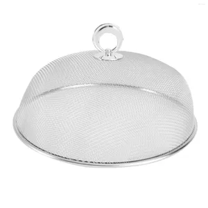 Assiettes Screen Metal Mesh Dome en acier inoxydable éclaboussures de tente pliable