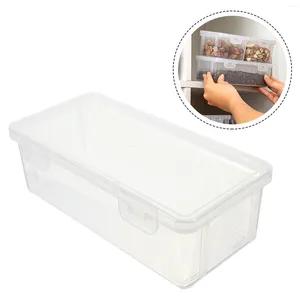 Assiettes coquille en plastique transparent organisateur bacs réfrigérateur étui à fruits cuisine approvisionnement étanchéité scellé conteneur bidon réfrigérateur support