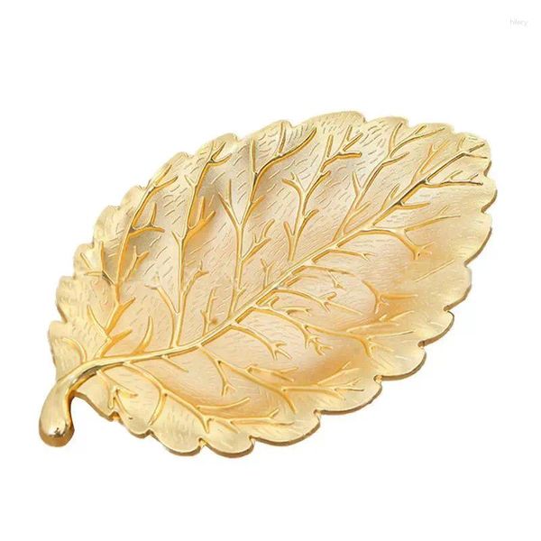 Platos pequeños bandeja dorada bandeja decorativa de rejilla de oro plato joyas tocador regalo de cumpleaños para mujeres decoración del hogar