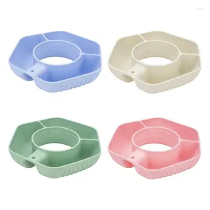 Assiettes Snack Bowl Bols en silicone portables pour frites gobelers croustilles de pomme de terre divertissant les fournitures alimentaires