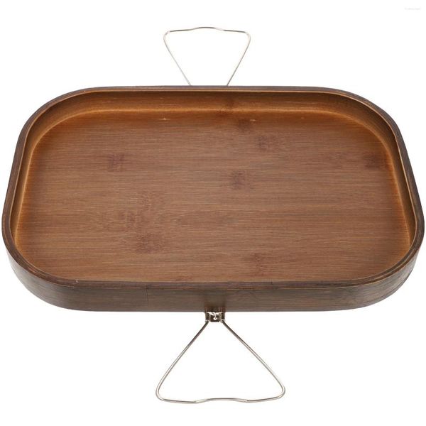 Platos para sofá, reposabrazos, bandeja, mesa giratoria para sillón reclinable, sofá de madera, bebidas, soporte para aperitivos de madera