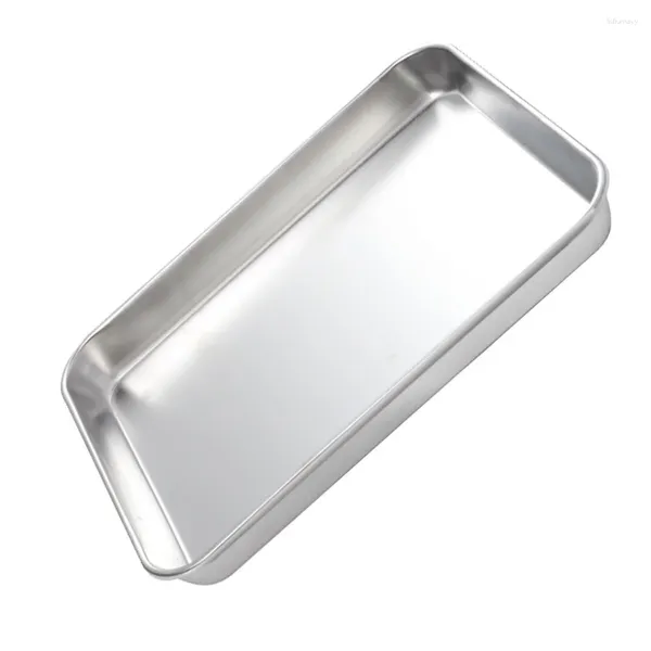 Assiettes plateau inox plateau en verre service plat de cuisson plateaux de service en bois métal