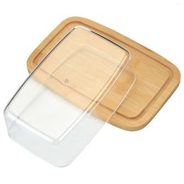 Assiettes de stockage durables pratiques conservation de la chaleur rectangulaire pratique garder la fraîcheur Restaurant cuisine beurrier avec couvercle fête