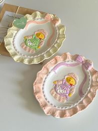 Plaques Table Volisse collecteur Girly Heart Gift mignon Série de guérison faits à la main