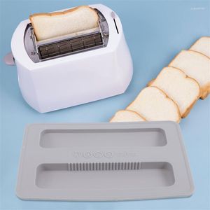 Assiettes grille-pain pain couvercle fabricant pain Silicone Machine appareil protecteur couvercles étain four tranche haut cuisine
