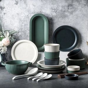 Borden Groothandel Nordic Servies Keramische Sets Servies Servies Porseleinen Dinerset