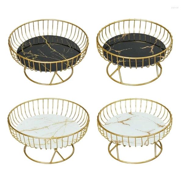 Platos, cesta de frutas de alambre para encimera de cocina, cesta de frutas ondulada, cuenco para servir, Plato de frutas, organizador de frutas hecho a mano, artesanía