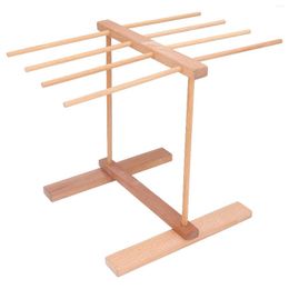 Assiettes en bois nouilles étendoir Durable 15.4 X 8.7 11.8 pouces empêcher le glissement pliable pâtes en bois pratique pour la maison