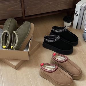 Designer Schoenen Tasman Slippers Heren Australië Slipper Tazz Slippers Designer Slides Dames Laarzen Platform Boot Klassieke Suede Slip-On Ultra Mini Enkel Snowboots