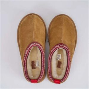 Platformlaarzen Designer Winter Schapenvacht Slippers Dames Bont Slipper Dames Klassieke Ultra Mini Suede Booties