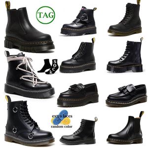 Plateforme Doc Marten femmes cheville Dr Martin haute Martin Deigner femme botte OG 1460 Jadon cuir lisse Nappa bottine bas mocassins