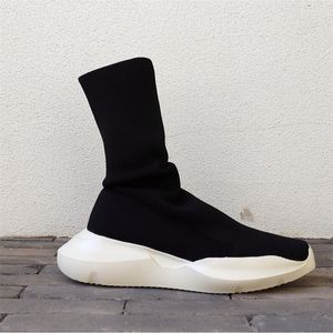 Platform Man Fashion Boots High-Top Men Dik Soled Black Punk Boot