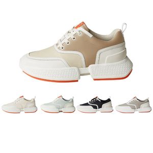 Chaussures masculines de plate-forme faciles et désactivées Scarpe Uomo Luxury Sneakers Perfect Fit Chaussure Luxe Plate-Forme Classic Master Made Made Office