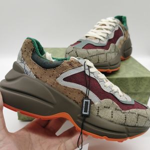 Platformschoenen Designer Sneaker Heren Dames Beige Trainers Vintage Luxe Chaussures Veterjurk