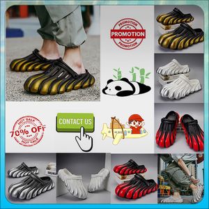 Plataforma zapatillas para hombres diseñadores deslizantes para el diseñador casual antideslizante de desgaste resistente liviano transpirable súper soles sandalias planos de verano Slipper por