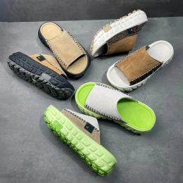 Plate-forme pantoufles femmes glissades plage chaussures décontractées en plein air sandales de voyage mule luxe 7a qualité aventure liazes sliders d'été de piscine en caoutchouc sandale randonnée promenade