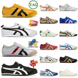 Platform Vintage Brand Tiger Mexico 66 Trainers Designer Casual Onitsukass Shoes Sneakers Tigers Womens Mens Loafers Og Original Blanc Blue Blue rouge Sil