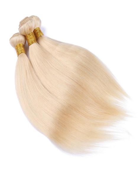 Platinum Blonde Vierge Malaisienne Cheveux Raides Bundles 300G Lot 613 Blonde Malaisienne Cheveux Humains Tisse 3Pcs Lot 8A Cheveux Malaisiens6570457
