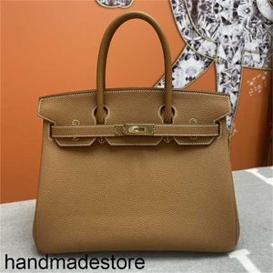 Platinum Designer High Matching Handbag Version Pure Couse de cire de cire pure Bag Togo 30 Couleur correspondant