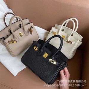 Platinum authentine cuir handbag bk home live 2024 Réseau populaire même sac grande capacité vache vache polyvalente