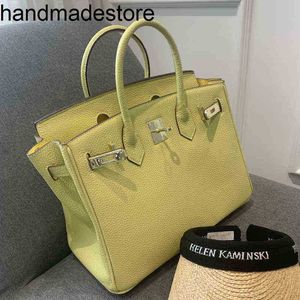Platinum Leather BK Designer Handsbag BychanShop2024 poulet Sac à tête jaune simple Sac à main Messenger Messenger