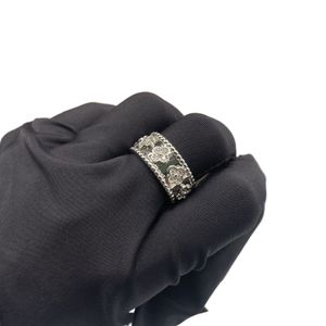 Platinum Love Ring Luxe Gold Diamond Betrokkenheid Trouwring voor mannen Women Fashion Jewelry Accessories