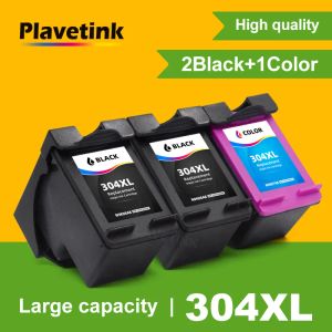 Plavetink 304xl Black / Tri-Color Ink Cartridge Remanufacturé Remplacement pour HP304 HP 304 XL DeskJet Envie 3752 3755 3758 Imprimante