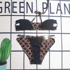 Jouer au maillot de bain bikini nouveau sous-système sexy pour femmes à la mode avec triangle imprimé