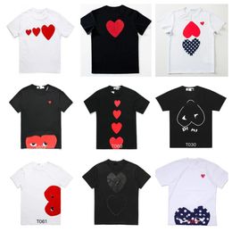 Play Brand Camisetas para hombres El más nuevo Diseñador para hombre y mujer de Amri Camiseta Moda para hombre Camiseta informal Hombre Ropa Little Red Heart Chuan Kubao Ling Polo