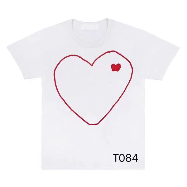 Play Designer T-shirts pour hommes Casual Femmes Des Badge Garcons Qualité Impression À Manches Courtes T-Shirt Court Couple Coeurs Tshirt Pas Cher En Gros 520886