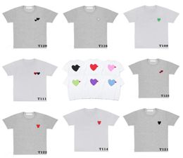 Play Designer Men039S T Shirts CDG Brand Hart Badge Ladies Tops Polo Shirt Clothing1660451
