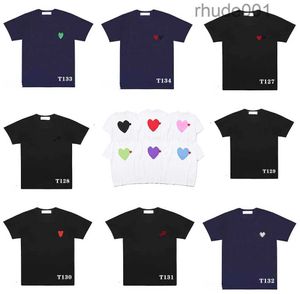 Spelen Designer Shirts Mode Cdg Badge Kleding Comfort t-shirt Mouwen Zomer Liefhebbers Top T-shirt Ontwerpers PSOG 16AA 16AA