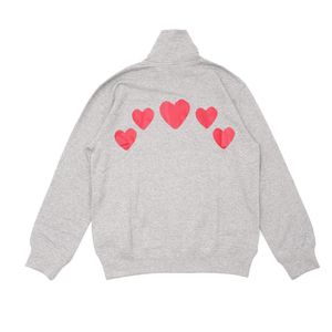 jouer Brodé CDG Sweat à capuche Designer Eye Populaire Commes Des Fashion Brand Star Même coton Grand coeur rouge Pull Long Coupl Bowling Sport c11