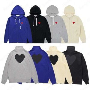 Jouer brodé femmes coeur rouge Commes veste à capuche oeil marque populaire étoile même coton grand couple Bowling Sport pull Des Badge