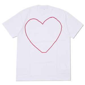 Jouez à la mode Mens T-shirt Designer Red Heart Femmes décontractées Comme des chemises Badge Quanlity Tshirts Coton broderie à manches courtes Polo Tee Tee CKIM Zrou 31