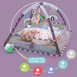 Tapis de jeu bébé tapis puzzle tapis avec balles support éducatif jouets infantile fitness tapis rampant cadeau pour enfants gym 210402