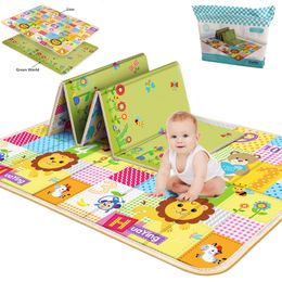 Tapis de jeu 180x100 Tapis de jeu pliable pour bébé Tapis éducatif pour enfants Tapis d'escalade pour chambre d'enfant Non toxique Tapis pour enfants Activités Jeux Jouets 230227