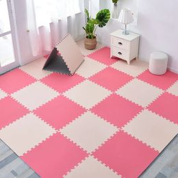 Tapis de jeu 1 cm d'épaisseur bébé tapis de jeu EVA mousse Puzzle pour enfants tapis jouets tapis pour enfants imbriqué exercice carrelage tapis tapis 231212