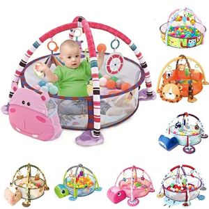 Speelmatten 3-in-1 mat voor kinderen Schildpad Educatieve mat Kruipdeken Babyspeelkleed Kinderen Zachte activiteitsmat Gym Baby Tapete Infantil 231212