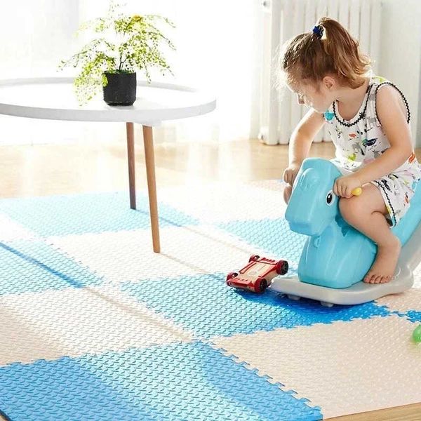 Juega Mats 8-16pcs Baby Puzzle Floor Kids Carpet Bebe Matchess Eva Foam Maneta de bebé Juguetes Educational Mat para niños 30x1cm 68ny