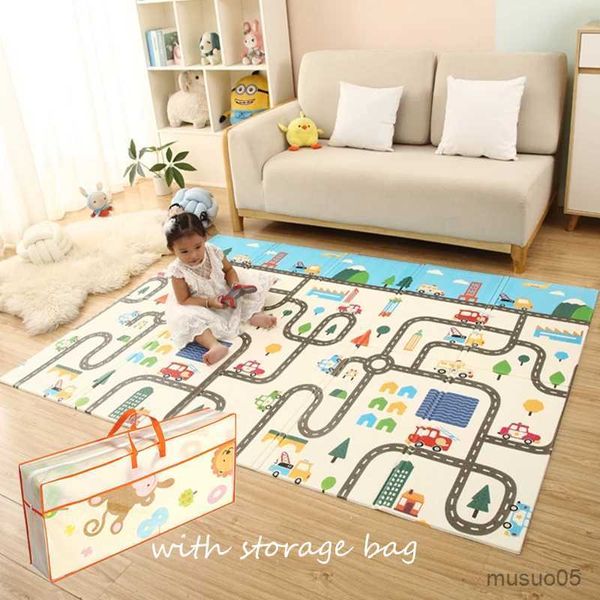 Tapis de jeu bébé ramper tapis épaississement Protection de l'environnement tapis tapis de jeu Double Surface bébé tapis pliable enfants tapis antidérapant