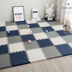 Speel Matten Baby Puzzle Mat Play Mat Kinderen In elkaar grijpende oefeningstegels vloeren vloertegels speelgoed tapijt zacht tapijt klimblok Eva schuim 230227