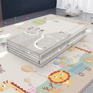 Tapis de jeu grande taille pliable enfants tapis dessin animé bébé tapis activité éducative étanche et facile à ranger 230705
